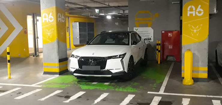 Niebawem samochody elektryczne nie będą mogły wjechać na podziemny parking CH Ogrody?