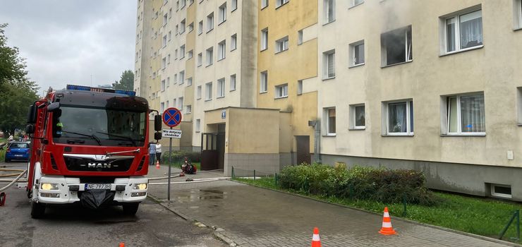 Pożar mieszkania przy ul. Kalenkiewicza