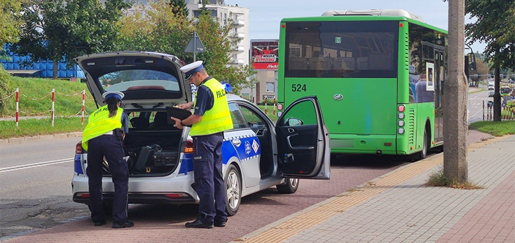 Odrodzenia: policja zatrzymała kierowcę autobusu. Stanowił zagrożenie na drodze