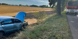 Wjecha� samochodem osobowym do przydro�nego rowu