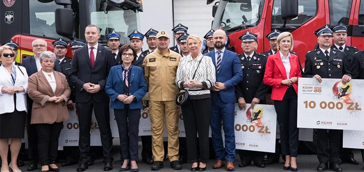 365 jednostek OSP z całej Polski ze wsparciem Fundacji KGHM Polska Miedź