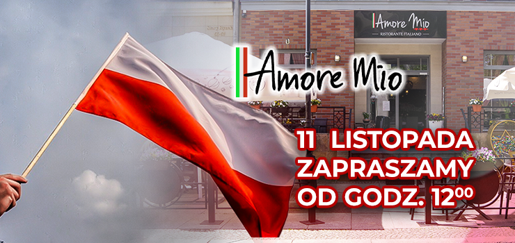 Amore Mio i Amore Mio pizza&grill zapraszaj 11 listopada