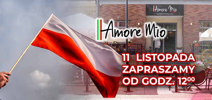 Amore Mio i Amore Mio pizza&grill zapraszają 11 listopada
