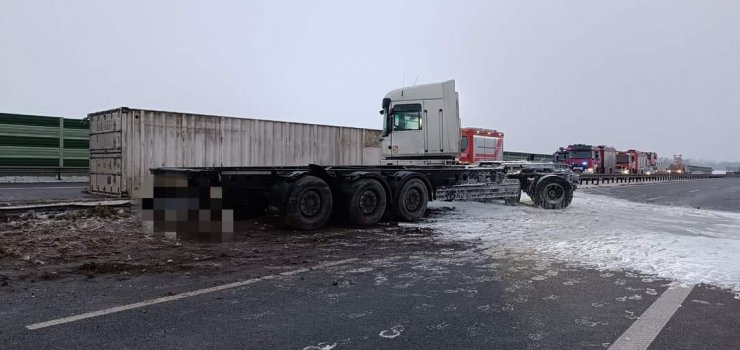 Droga S7 i dwa poważne wypadki na trasie Gdańsk - Elbląg. Zobacz zdjęcia