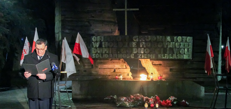 Elblążanie uczcili pamięć ofiar Grudnia '70. "Jesteśmy im winni dozgonną wdzięczność i szacunek" (zobacz zdjęcia)