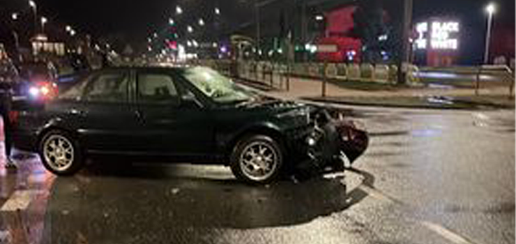 Elbląg: Zderzenie dwóch samochodów na Płk. Dąbka
