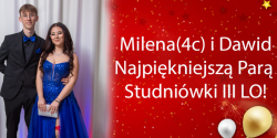 Milena i Dawid Najpikniejsz Par Studniwki III LO 