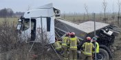 Wypadek na drodze S7. Poszkodowana pasażerka cięzarówki