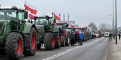 Trwa protest rolnikw na ulicach Elblga. Bd utrudnienia w ruchu