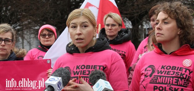 Rolniczki murem za polską żywnością. Dziś wyszły na ulice Elbląga (zobacz zdjęcia)