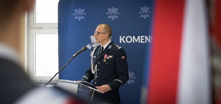 Uroczyste pożegnanie Komendanta Miejskiego Policji w Elblągu
