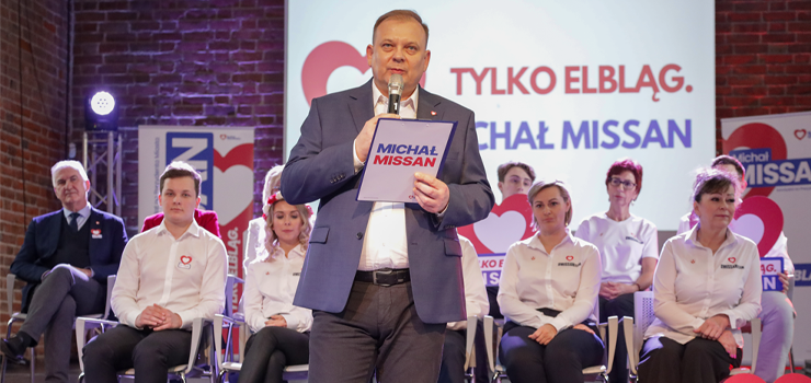 Michał Missan obiecuje biuro konsultacji społecznych, pogotowie stomatologiczne, kartę mieszkańca Elbląga