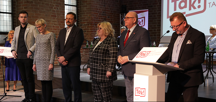 "Tak dla Elbląga" zaprezentowało kandydatów. Wśród nich Witold Wróblewski i jego radni