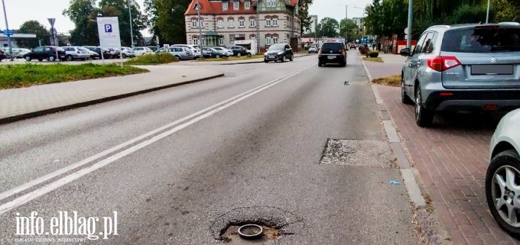 Kierowcy niszczą auta na dziurawych elbląskich drogach. Czy otrzymują odszkodowania?