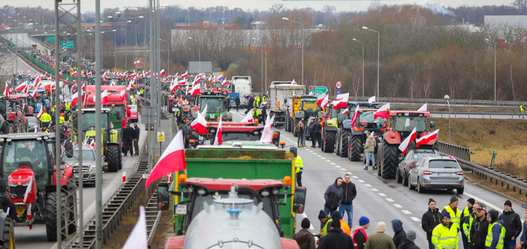 Trwa protest rolnikw. Ktre trasy s obecnie zablokowane?