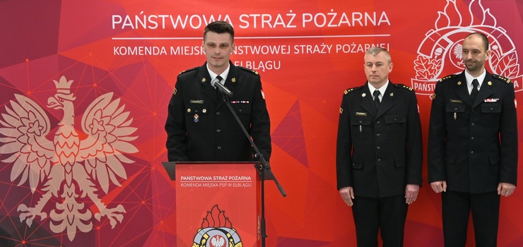 Nowy komendant elbląskich strażaków