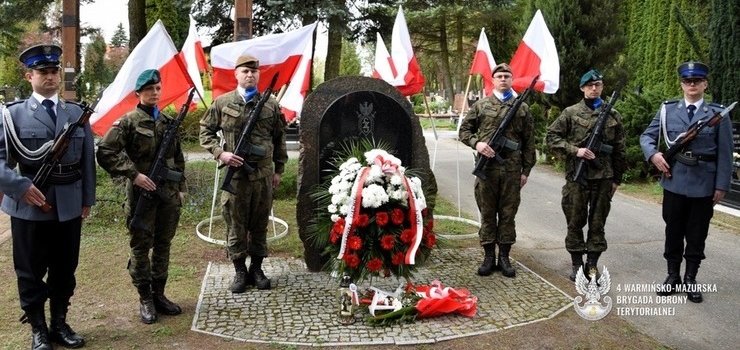 Warmisko-Mazurscy terytorialsi pamitaj o ofiarach zbroni Katyskiej