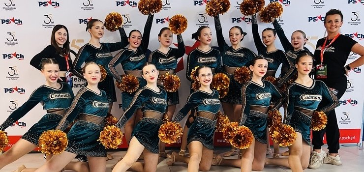 Cheerleaderki z Centrum Tańca Cadmans wracają jako Drugie Vice Mistrzynie Polski!