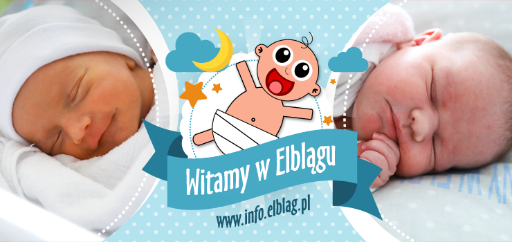 Witamy w Elblągu: Hanię, Stanisława, Hanię, Aleksandra i Jana