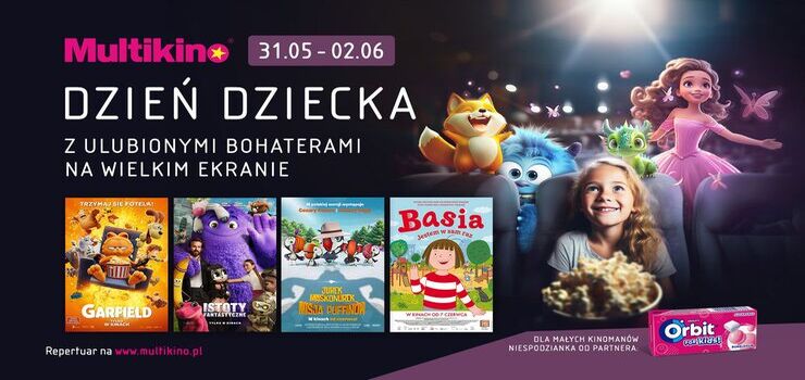 Multikino i bajkowi bohaterowie zapraszaj na filmow przygod w Dzie Dziecka!