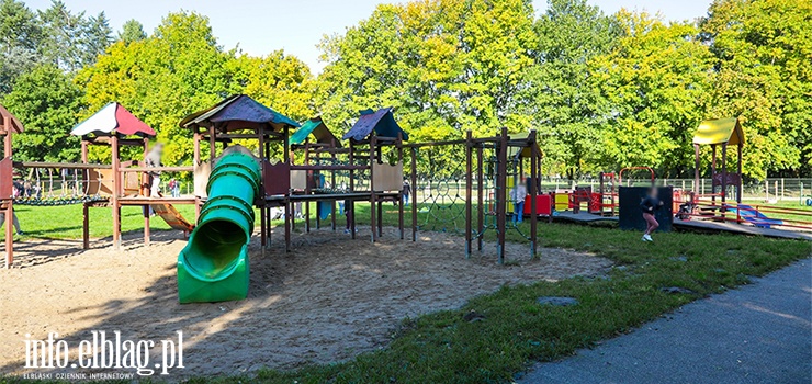 Elbląg: Plac zabaw w Parku Kajki czekają duże zmiany