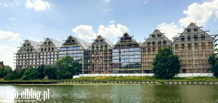 Na jakim etapie jest budowa biurowca na Wyspie Spichrzów? „Zakładamy, że będzie estetyczną wizytówką Elbląga"