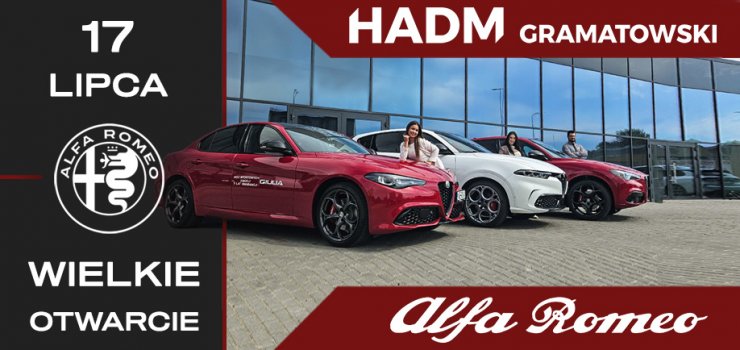Wielkie Otwarcie Nowego Salonu Alfa Romeo w Elblągu!