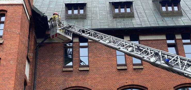 Braniewscy strażacy usuwają skutki frontu burzowego