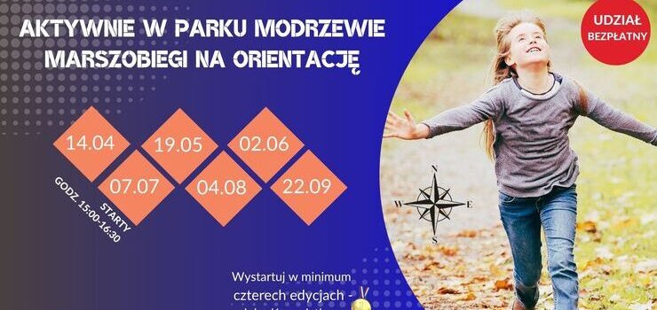 Marszobiegi na orientację, czyli Aktywnie w Parku Modrzewie 
