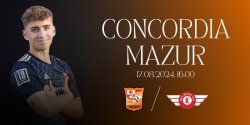 Concordia w sobot� podejmie Mazur E�k
