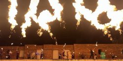 Spektaklem ogniowym 200 artystw podsumowao Festiwal Enklawa