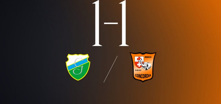 Kolejny remis Concordii. Punkt w Kętrzynie