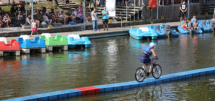 Splash Bike Challenge, czyli rowerem po rzece Elbląg. Zobacz zdjęcia z zawodów