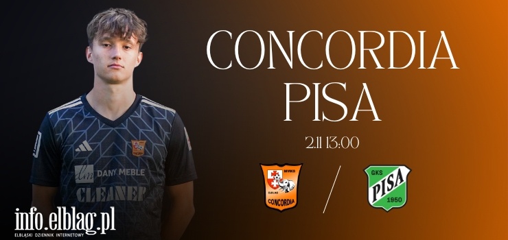 Concordia zagra w sobotę u siebie z Pisą. Zapraszamy na Krakusa 