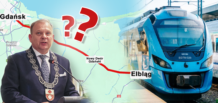 Połączenie kolejowe Elbląga z Gdańskiem przez Nowy Dwór Gd. w nowych założeniach komunikacyjnych Tuska?