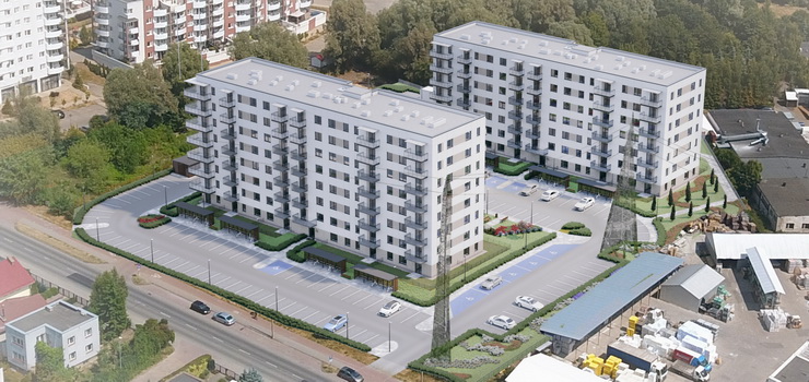 Elbląg: Przy ul. Legionów powstają nowe budynki. Znajdą się tam "mieszkania na start"?