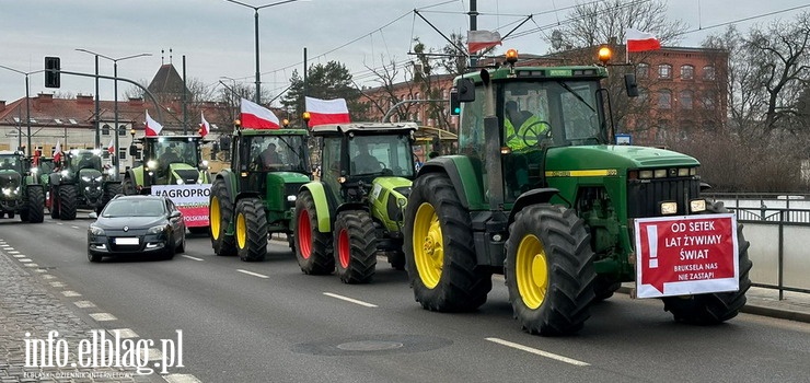 Elbląg: Rolnicy wyjadą na ulice. Uwaga na utrudnienia w ruchu!