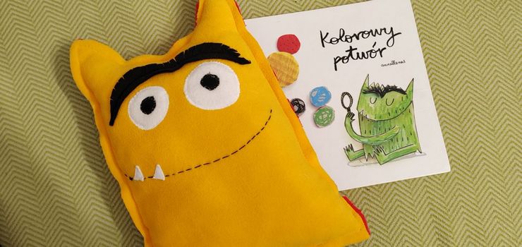 Warsztaty czytelniczo-krawieckie inspirowane książką „Kolorowy potwór”