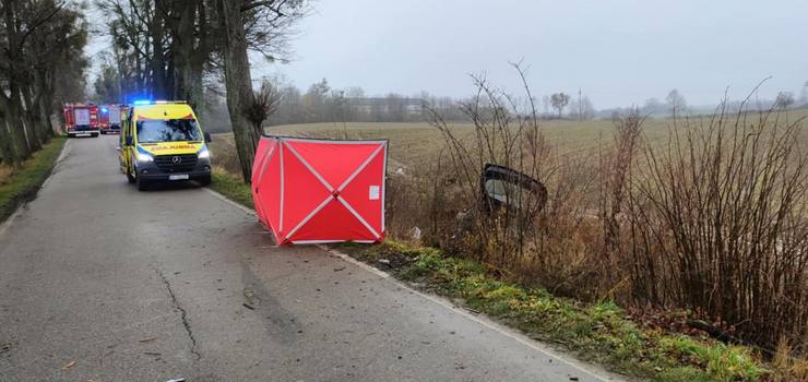 33-latka zginęła na miejscu. Śmiertelny wypadek w gminie Rychliki