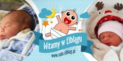 Witamy w Elbl�gu: Gabriel�, Wiktora i Zuzann�