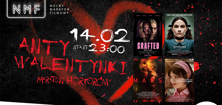 NMF: Antywalentynki Maraton Horrorów 14 lutego 2025 w Multikinie - wygraj bilety