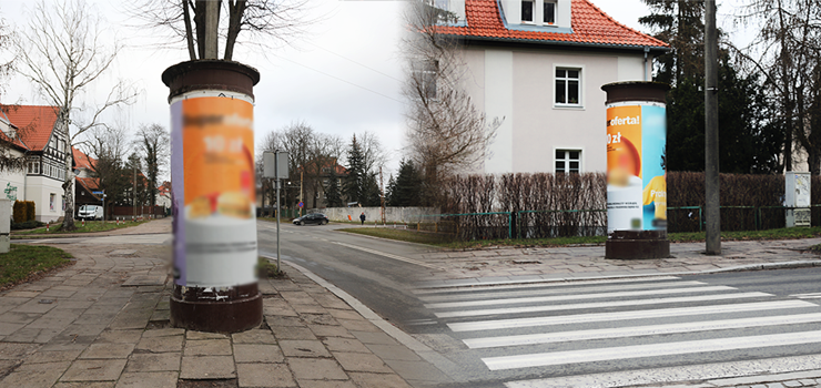 Od lat betonowy słup znacznie utrudnia widoczność kierowcom. Zostanie usunięty?