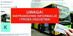 Uwaga! Nieprawdziwe informacje i prba oszustwa na „Kart Transportow”