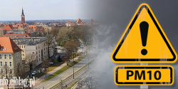 Powiadomienie o ryzyku wyst�pienia przekroczenia poziomu informowania dla py�u PM10