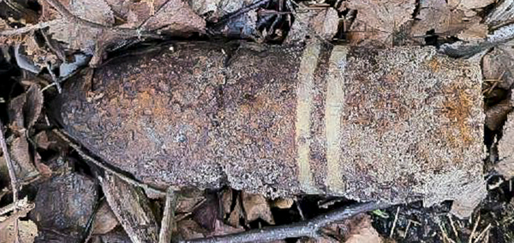 Zabezpieczone niewybuchy z czasów II wojny światowej