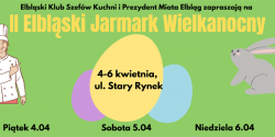 Ju dzi rozpocznie si II Elblski Jarmark Wielkanocny