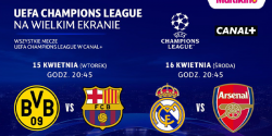 UEFA CHAMPIONS LEAGUE 2024/2025 od CANAL+ na wielkim ekranie w Multikinie.