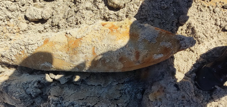 Przy Malborskiej znaleziono niewybuch. "To pocisk artyleryjski o wadze ok. 80 kg"