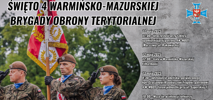 Osiem lat 4 Warmisko-Mazurska Brygada Obrony Terytorialnej