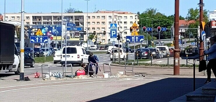 Ruszya akcja montau stojakw rowerowych i podprek rowerowych na terenie Elblga
